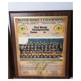 Green Bay Packers Super Bowl Plaques – 5-Piece Collection