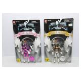 Bandai 1995 Mighty Morphin Power Rangers Movie Edition Action Figures – Pink & White Ranger (Sealed)