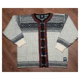 Dale of Norway Pure New Wool Sweater Cardigan – Size Large
