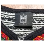 Dale of Norway Pure New Wool Sweater Cardigan – Size Large