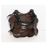 Lot of 5 Brown-Tone Purses – Mixed Brands