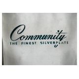 Oneida Community Silverplate Flatware Set – Complete with Wooden Box