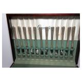Oneida Community Silverplate Flatware Set – Complete with Wooden Box
