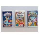 Vintage Walt Disney Masterpiece Collection VHS – Sealed Set - Cinderella, Sleeping Beauty, and Snow White