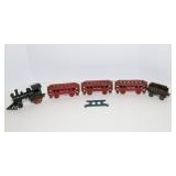 Antique Cast Iron Train Set with Track Gauge C1209