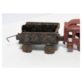 Antique Cast Iron Train Set with Track Gauge C1209