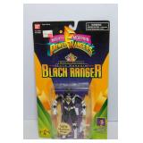 Bandai 1995 Mighty Morphin Power Rangers Special Edition Auto-Morphin Black Ranger Action Figure – Sealed