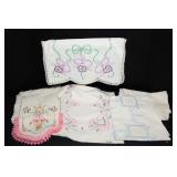 Vintage Hand Embroidered Table Linens