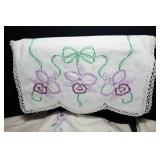 Vintage Hand Embroidered Table Linens