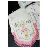 Vintage Hand Embroidered Table Linens