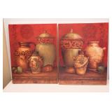 Set of 2 Coordinating Canvas Wrapped Prints – 21" x 27"