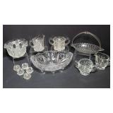 Large Collection of Cut Glass - 12 Pieces