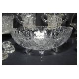 Large Collection of Cut Glass - 12 Pieces