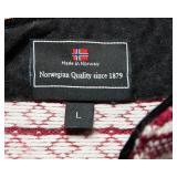 Dale of Norway Wool Quarter-Zip Sweater – Size Large