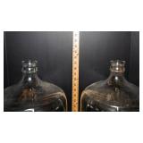 Set of 2 Glass Carboys – Beer & Wine Making, 22"T x 10"D