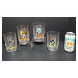 Mickey Mouse Disney World 2000 McDonalds Celebration Glasses – Set of 4