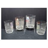 Mickey Mouse Disney World 2000 McDonalds Celebration Glasses – Set of 4