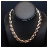 Vintage Silver-Tone Monet Necklace