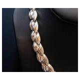 Vintage Silver-Tone Monet Necklace