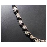 Vintage Monet Rhinestone Necklace – 17" Length