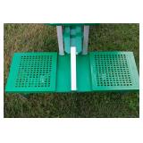 Green Portable Picnic Table – 33.5" x 52" x 28"