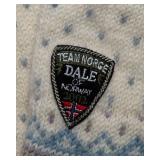 Dale of Norway Team Norge 2002 Quarter-Zip Sweater – Size Large, 100% New Wool