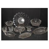 Fostoria American Glass Collection – 10 Pieces