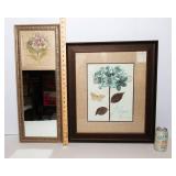 “Hope” Framed Art Print & Decorative Mirror