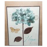 “Hope” Framed Art Print & Decorative Mirror