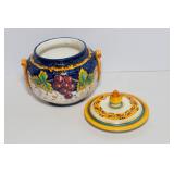 Artisca Made in Italy Tableware – Biscotti Jar, Butter Dish & Salt & Pepper Shakers