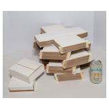 Lot of 85+ Small White Cardboard Boxes – 5.75" x 5" x 2"