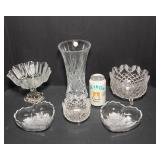 Variety of Glassware - Including Crystal and German-Made