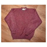 Woodward Mohair Sweater – Burgundy, Size Medium