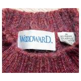 Woodward Mohair Sweater – Burgundy, Size Medium