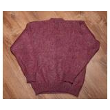 Woodward Mohair Sweater – Burgundy, Size Medium
