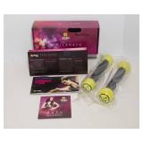Zumba Fitness Exhilarate Body Shaping System DVD Set + Toning Sticks