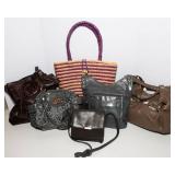 Set of Six Purses – Various Styles & Brands