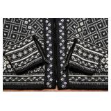 Dale of Norway Black & White Wool Olympic Sweater – Size Large