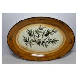 Handpainted Italian Olive Motif Serving Ware – 6 Pieces, Made in Italy
