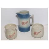 Red Wing Stoneware – Two Wax Warmers & United Defense 1997 Pitcher