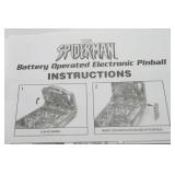 Electric Table Top Air Hockey & Spider-Man Electronic Pinball