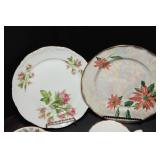 Vintage Floral Plates, Tea Cups & Saucers