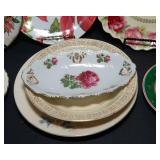 Vintage Floral Plates, Tea Cups & Saucers