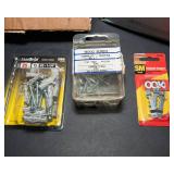 Assorted Screws, Push Pins, Drywall Anchors & Miscellaneous Hardware