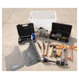 Tote of Tools – Black & Decker Saw, Sander & More
