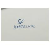 Handpainted Italian Olive Motif Serving Ware – 5 Pieces, Made in Italy