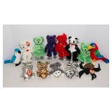 Lot of 12 Beanie Babies – 1994 to 1999, All with Ear Tags