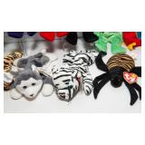 Lot of 12 Beanie Babies – 1994 to 1999, All with Ear Tags