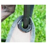 Set of 2 Cushioned Camping Chairs