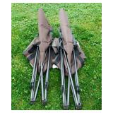 Set of 2 Cushioned Camping Chairs